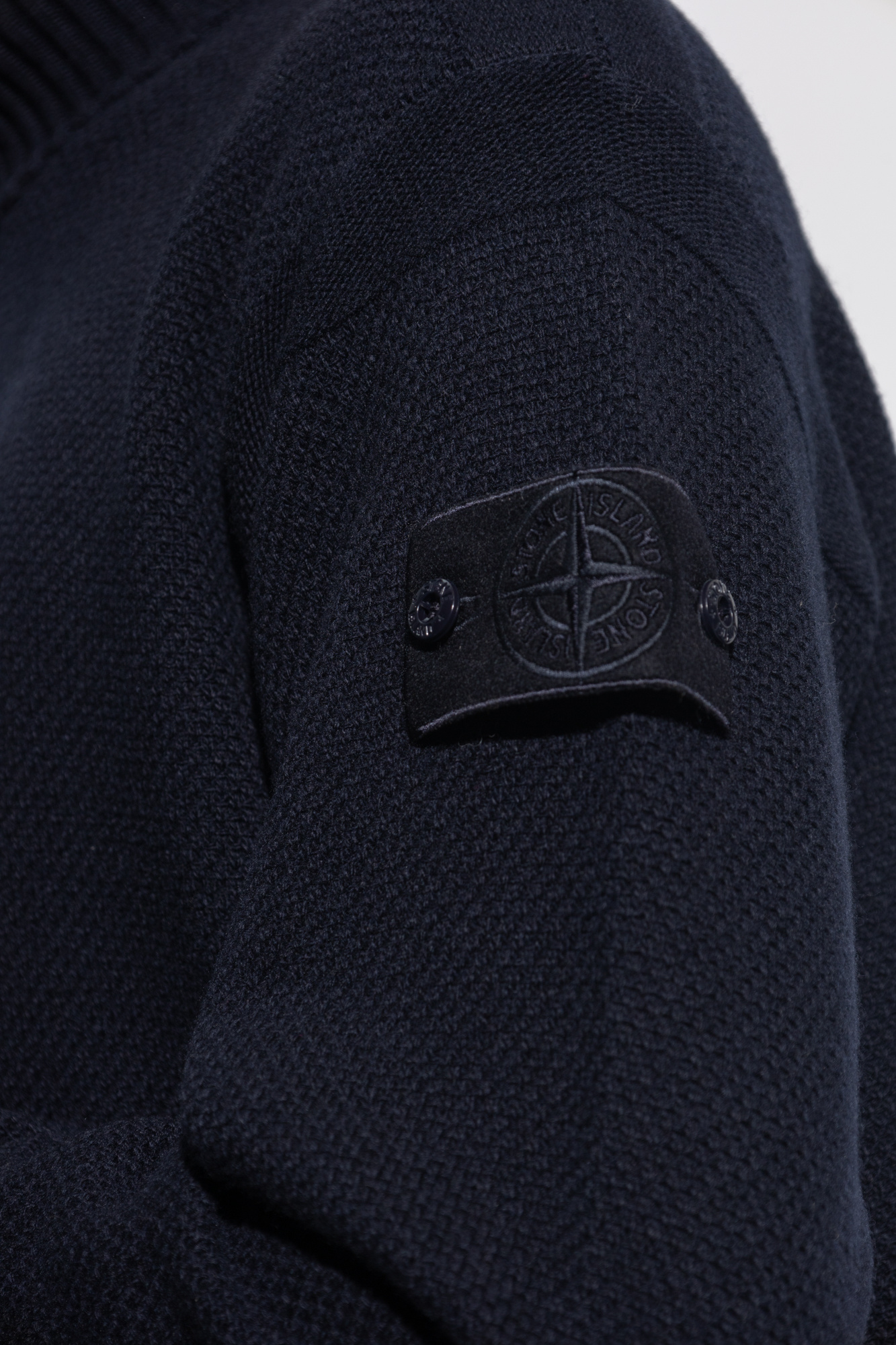 Navy blue stone sale island jumper